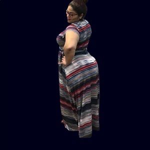 Flowing multicolor Olivia Mathews sundress